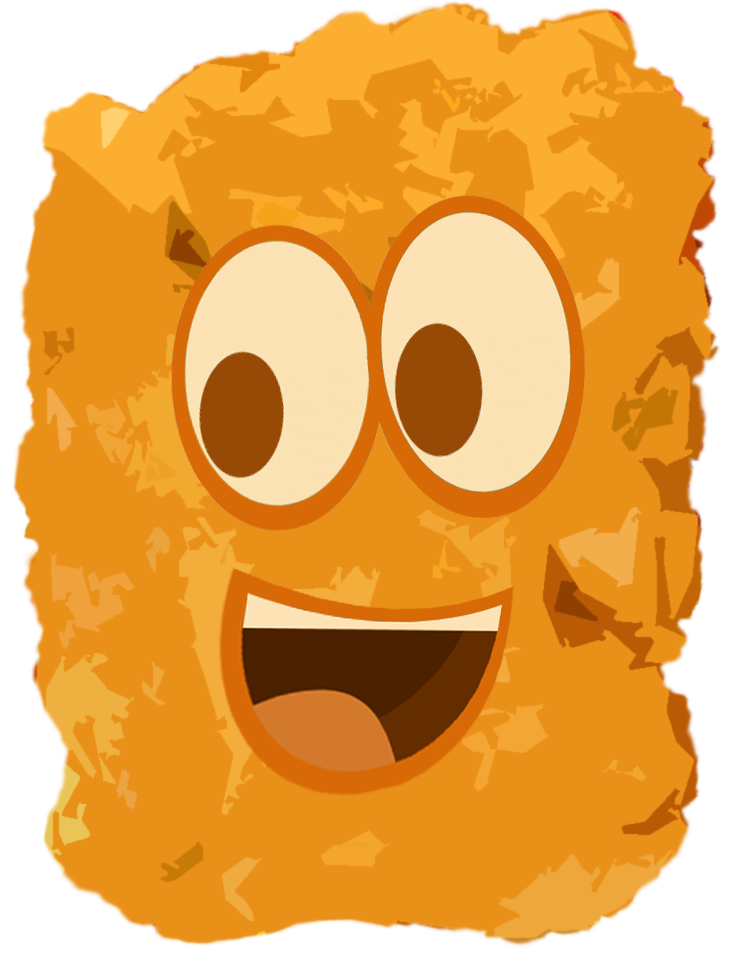 CrispyTaytortot's avatar is a cartoon tater tot with eyes and a happy expression.